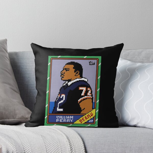 Item preview, William “Refrigerator” Perry Retro Pixel Art Football Card – #72 Chicago Legend designed and sold by TheArtOfCar.