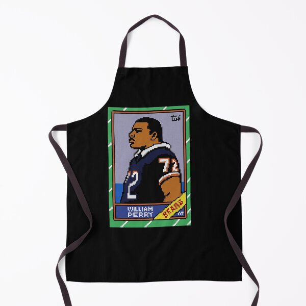 Item preview, William “Refrigerator” Perry Retro Pixel Art Football Card – #72 Chicago Legend designed and sold by TheArtOfCar.