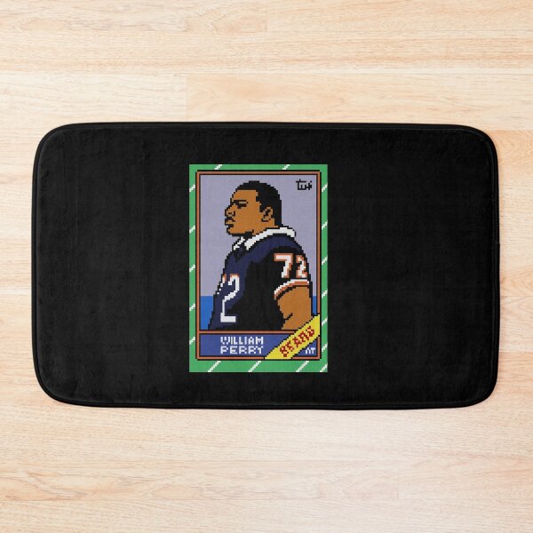 Item preview, William “Refrigerator” Perry Retro Pixel Art Football Card – #72 Chicago Legend designed and sold by TheArtOfCar.
