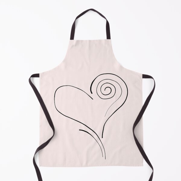 Item preview, Heart With Spiral Minimal Line Art Illustration designed and sold by StructureMeBG.