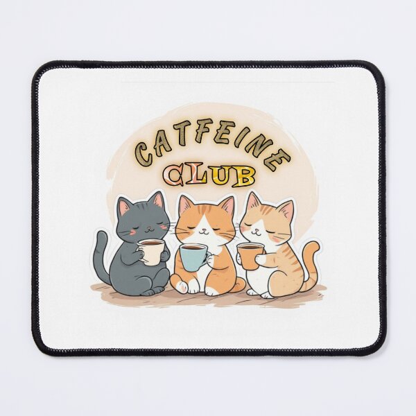 Item preview, Cutie and Kawaii Three nice cats reunite in their CATFEINE CLUB  designed and sold by Giulivo Store Graphic.