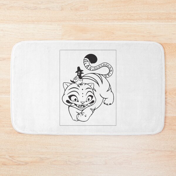 Item preview, the demon bird and blue tiger  designed and sold by thelovedread.