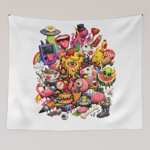 Item preview, Surreal chaos made up of crazy objects designed and sold by AvanasShop.
