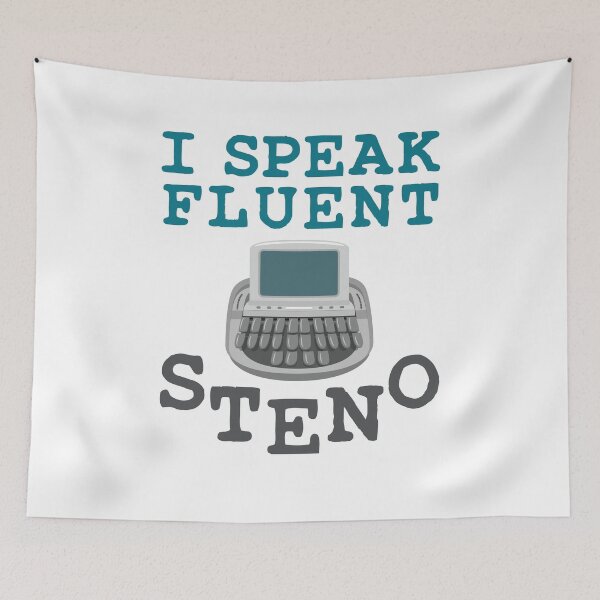 Item preview, I Speak Fluent Steno Funny Stenographer designed and sold by jaygo.
