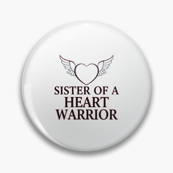 Item preview, Proud Sister of a Heart Warrior – CHD Awareness T-Shirt  Congenital Heart Defect Support Shirt designed and sold by Martysstore.