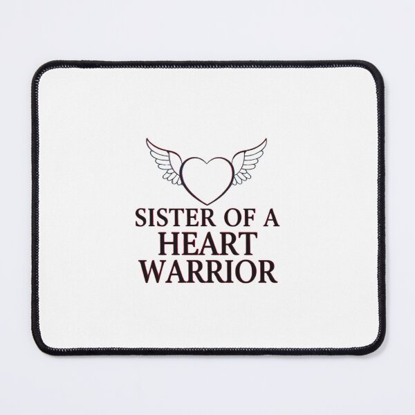 Item preview, Proud Sister of a Heart Warrior – CHD Awareness T-Shirt Congenital Heart Defect Support Shirt designed and sold by Martysstore.