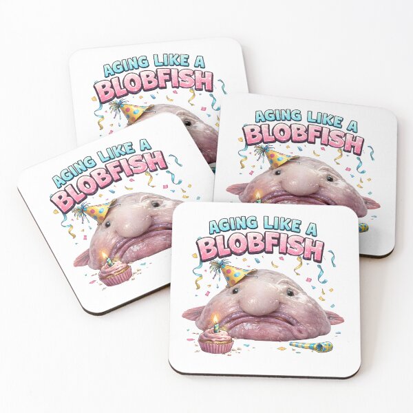 Item preview, Happy Birthday BlobFish Gift Aging Like A Blob Fish designed and sold by HairballsSheds.