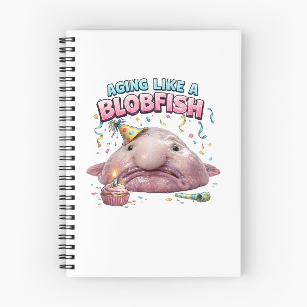 Item preview, Happy Birthday BlobFish Gift Aging Like A Blob Fish designed and sold by HairballsSheds.