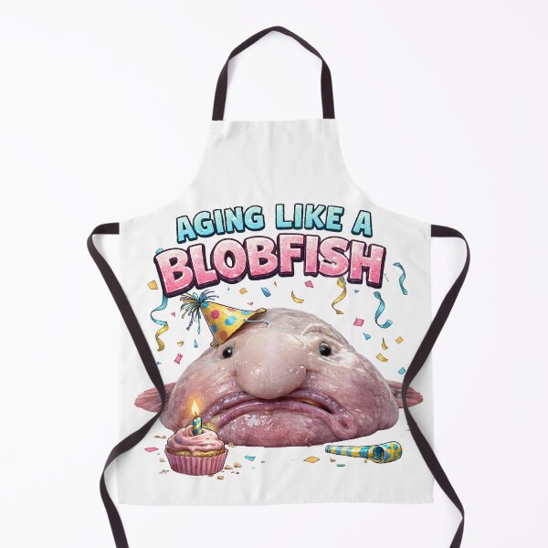 Item preview, Happy Birthday BlobFish Gift Aging Like A Blob Fish designed and sold by HairballsSheds.