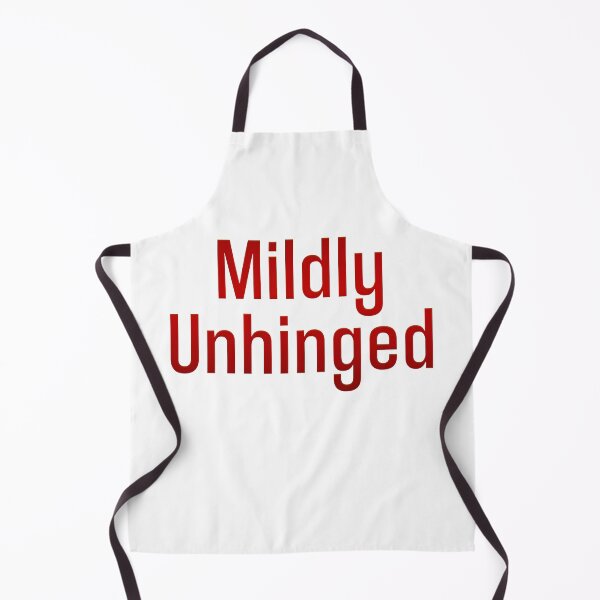 Item preview, Mildly Unhinged, Red designed and sold by Memes N Lore .