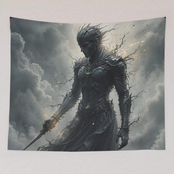 Item preview, Voidbound Sorcerer – Stormforged Arcane Warrior designed and sold by infiniterealmsX.