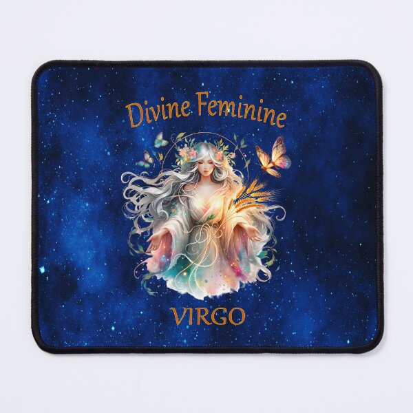 Item preview, Divine Feminine Virgo — The Maiden of Earth, Wisdom, and Celestial Grace designed and sold by MysticOzzy.