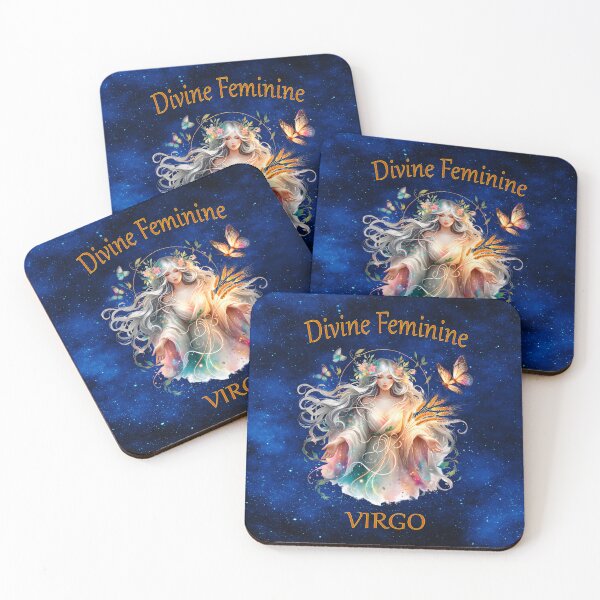 Item preview, Divine Feminine Virgo — The Maiden of Earth, Wisdom, and Celestial Grace designed and sold by MysticOzzy.