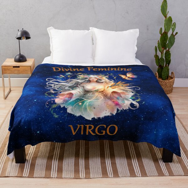 Item preview, Divine Feminine Virgo — The Maiden of Earth, Wisdom, and Celestial Grace designed and sold by MysticOzzy.