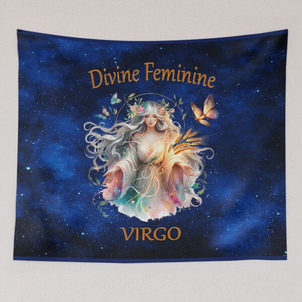 Item preview, Divine Feminine Virgo — The Maiden of Earth, Wisdom, and Celestial Grace designed and sold by MysticOzzy.