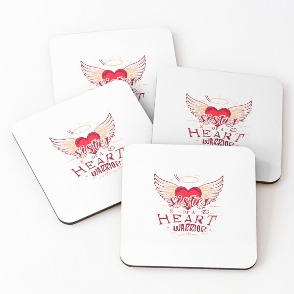 Item preview, Proud Sister of a Heart Warrior – CHD Awareness T-Shirt  Congenital Heart Defect Support Shirt designed and sold by Martysstore.