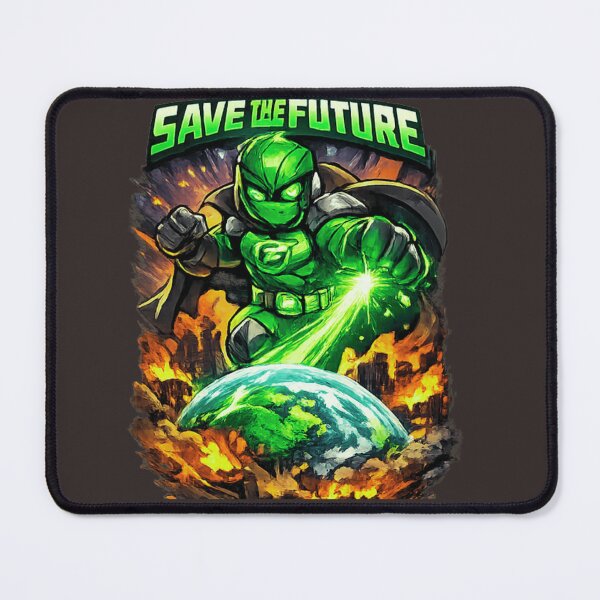 Item preview, Eco Superhero of the Future- Verdion Green Superhero T-Shirt designed and sold by CraftDigitPrint.
