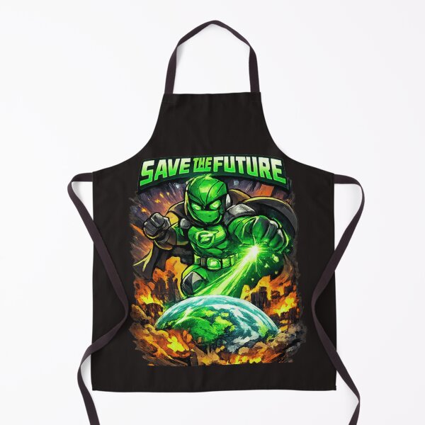 Item preview, Eco Superhero of the Future- Verdion Green Superhero T-Shirt designed and sold by CraftDigitPrint.