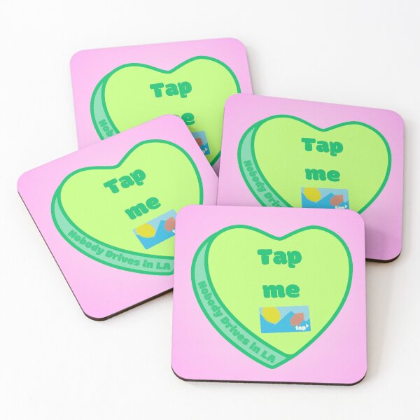 Item preview, Tap Me Conversation Heart designed and sold by Nobody Drives in LA.