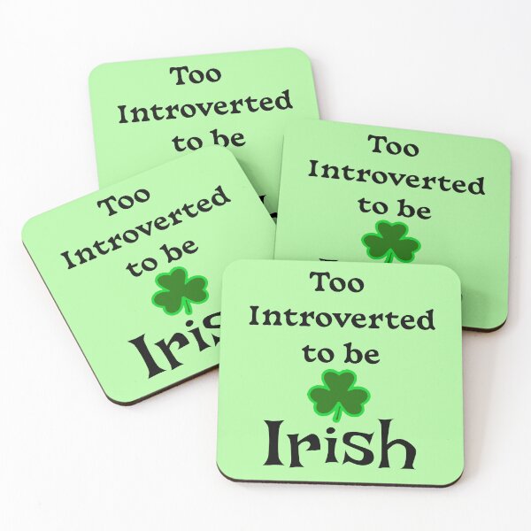 Item preview, Too Introverted to Be Irish Shirt | St Patricks Day Tee | Funny Shamrock Shirt | Introvert Humor Gift designed and sold by rvanderveken.