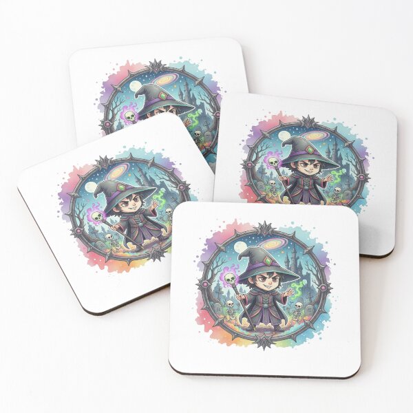 Item preview, Cute necromancer Moon - Cute Spirit Moon Art designed and sold by Magic  House.