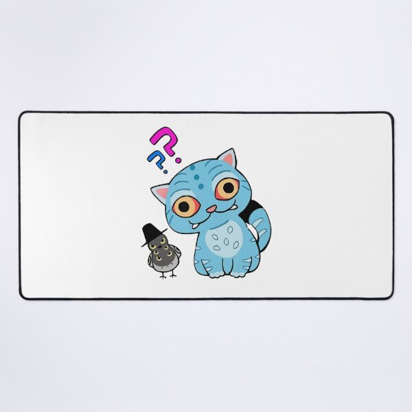 Item preview, blue tiger play with bird designed and sold by thelovedread.