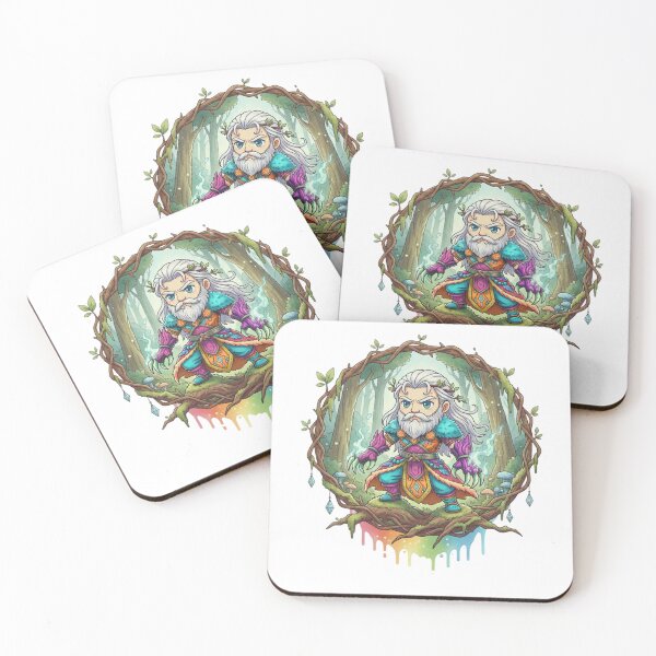 Item preview, Cute Druid Moon - Cute Spirit Moon Art designed and sold by Magic  House.