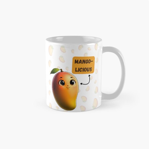 Item preview, Cute Kawaii Mango - Mangolicious Fruit Character designed and sold by MikesLab.