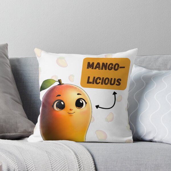 Item preview, Cute Kawaii Mango - Mangolicious Fruit Character designed and sold by MikesLab.