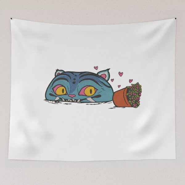 Item preview, blue tiger play with the pot designed and sold by thelovedread.
