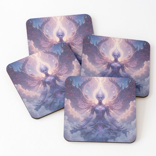 Item preview, Celestial Ember Queen – Cosmic Winged Sorceress designed and sold by infiniterealmsX.