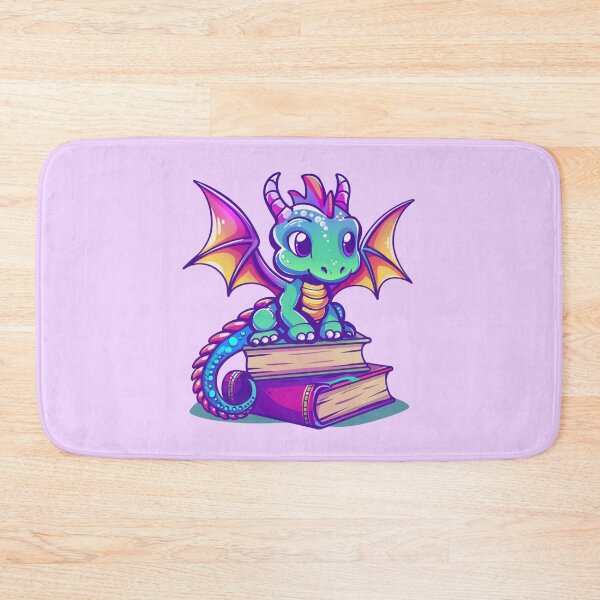Item preview, Book Hoarder Dragon designed and sold by bubblyrainbow.