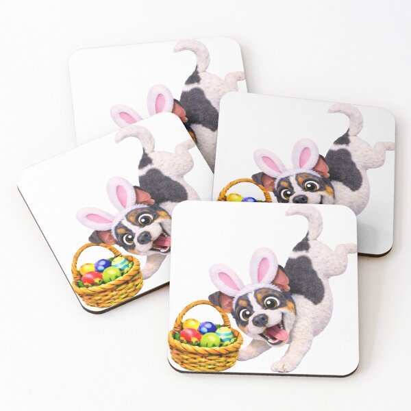 Item preview, Easter Toy Fox Terrier designed and sold by Sillytoe.