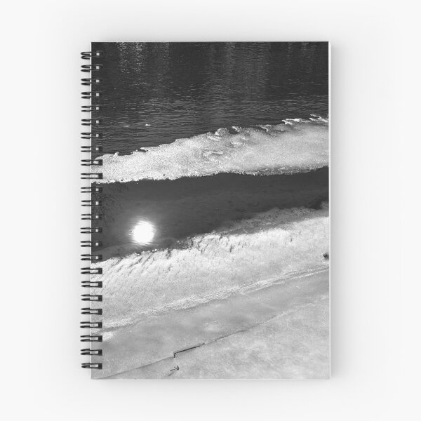 Item preview, Huron River edged in ice designed and sold by J Rier Photography.