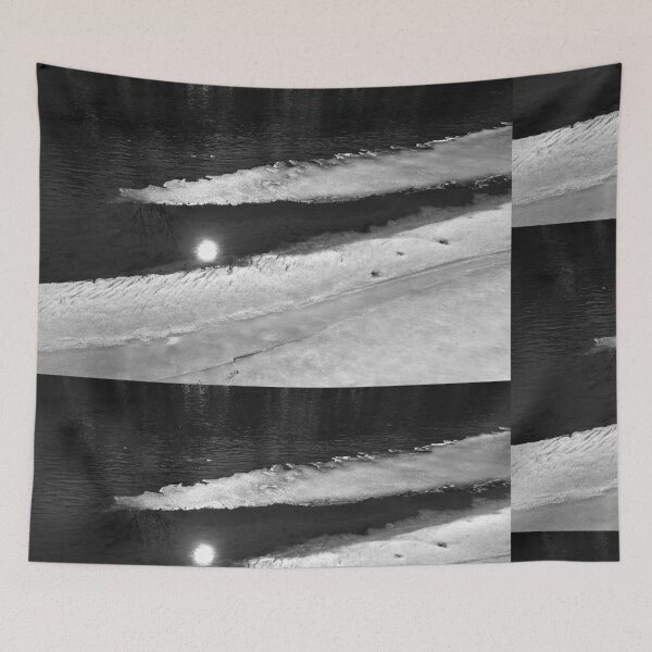 Item preview, Huron River edged in ice designed and sold by J Rier Photography.