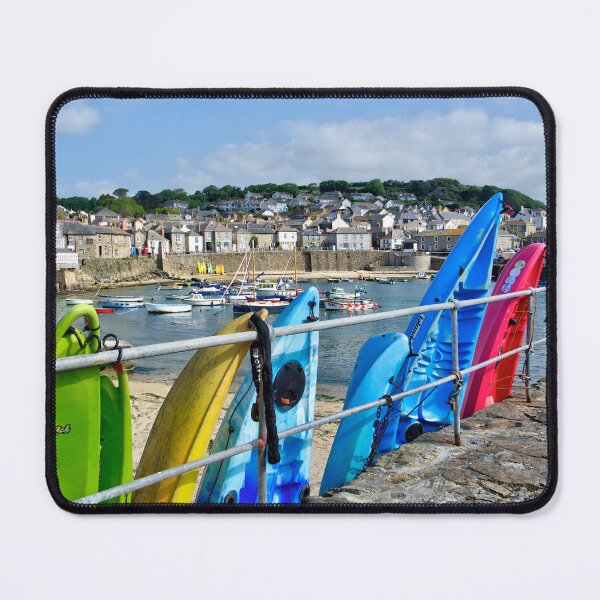 Item preview, Kayaks at Mousehole in Cornwall designed and sold by rosiephotos.