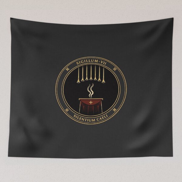 Item preview, Seventh Seal — Silentium Caeli (The Silence of Heaven) designed and sold by Sanctum Icons.
