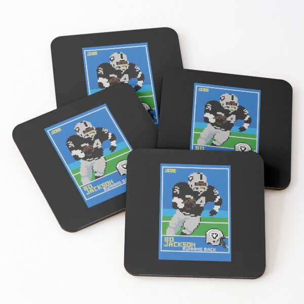 Item preview, Bo Jackson Retro Pixel Art Football Card – #34 Running Back Legend designed and sold by TheArtOfCar.