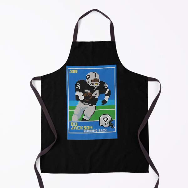 Item preview, Bo Jackson Retro Pixel Art Football Card – #34 Running Back Legend designed and sold by TheArtOfCar.