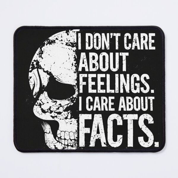 Item preview, Skull Statement Design Facts Over Feelings designed and sold by OK-Supply.