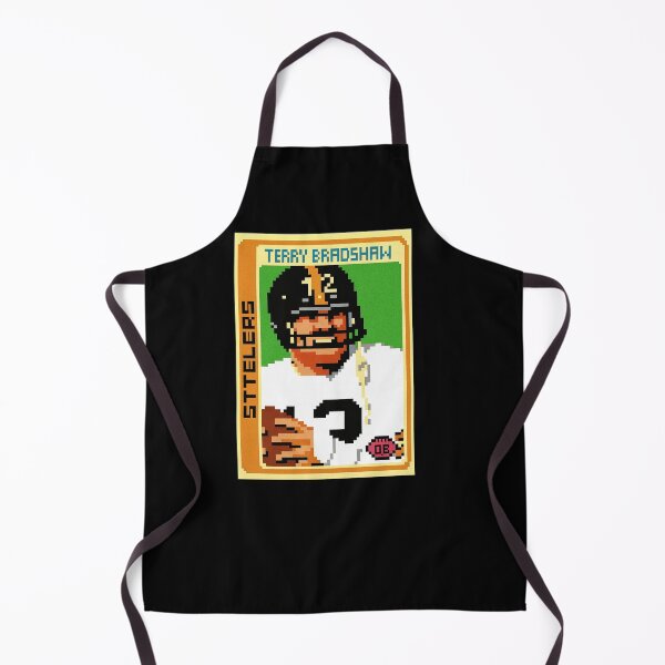 Item preview, Terry Bradshaw Retro Pixel Art Football Card – Steelers #12 Classic designed and sold by TheArtOfCar.