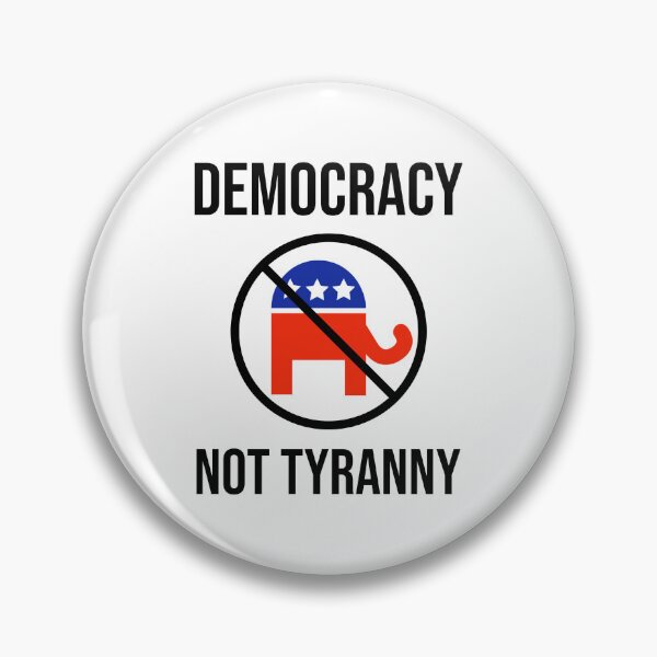 Item preview, Democracy not tyranny  designed and sold by Rachel the Artist .