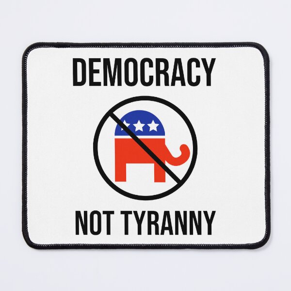 Item preview, Democracy not tyranny designed and sold by Rachel the Artist .