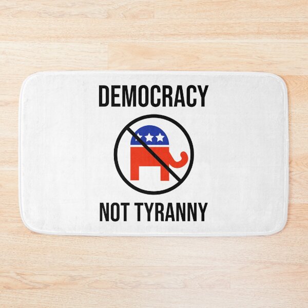 Item preview, Democracy not tyranny  designed and sold by Rachel the Artist .