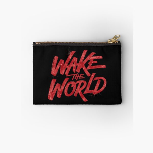 Item preview,  Wake The World – Typographie de motivation au pinceau rouge designed and sold by Wawan35200.