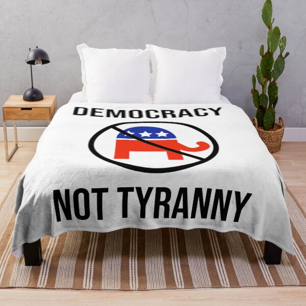 Item preview, Democracy not tyranny  designed and sold by Rachel the Artist .
