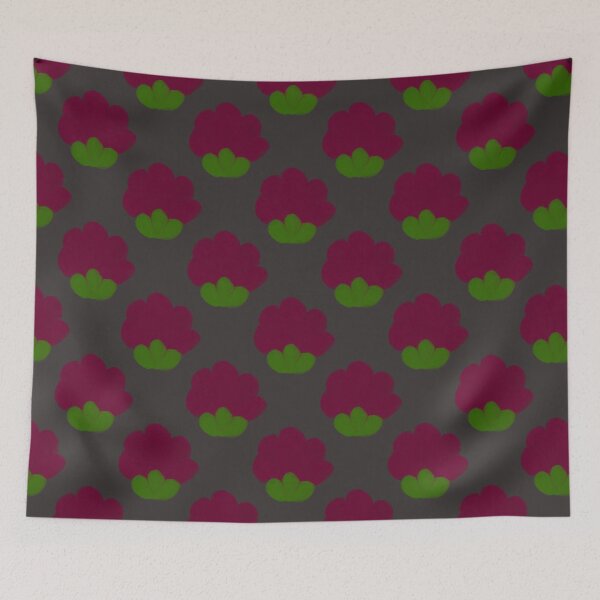 Item preview, Abstract Florals on Grey designed and sold by DesignsbyPheby.