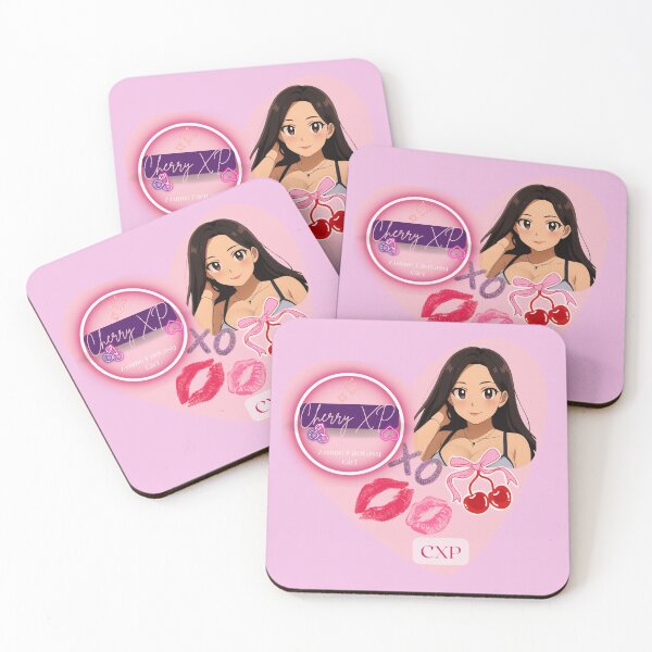 Item preview, Cherry XP Valentine Heart – Anime Fantasy Girl CXP Logo Aesthetic designed and sold by CherryXPWorld.