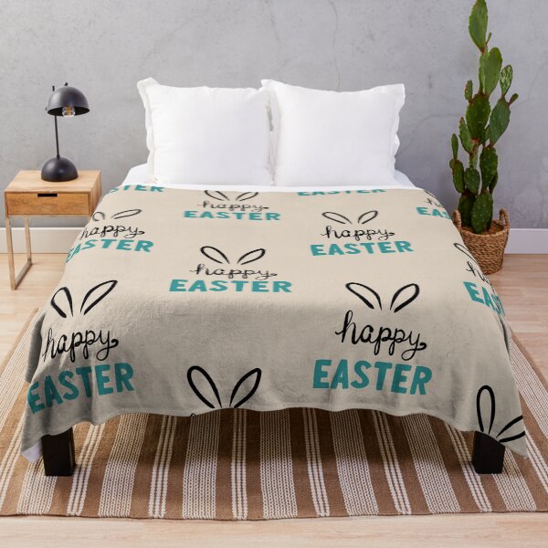 Item preview, Simple Easter Typography – Minimal Teal Easter Text Design designed and sold by SimoesArtistry.