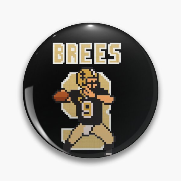 Item preview, Drew Brees Retro Pixel Art – Saints #9 Quarterback designed and sold by TheArtOfCar.